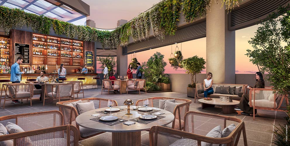 Rooftop Dining experience at The Palatial